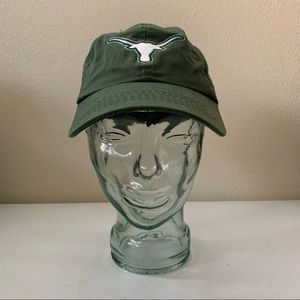 Forest green Texas longhorns hat